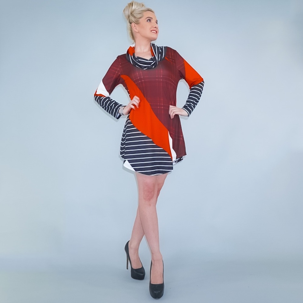 Long Sleeve Mod Dress - Picture 5 of 15